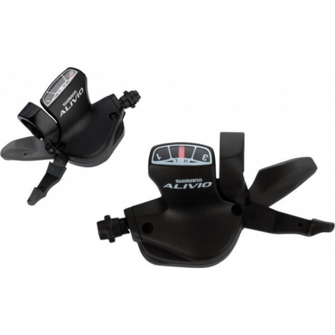 Шифтер SHIMANO ALIVIO, M4010, левый, 2 скорости, трос 1800 мм ESLM4010LB