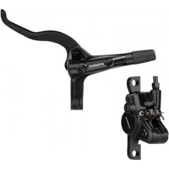 Тормоз дисковый SHIMANO BL-MT401(ПРАВ.)/BR-MT400(ЗАДН.), ПОЛИМЕРН. КОЛ., 1700ММ EMT4012KGRXRA170